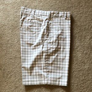 Nike Grey Check Golf Shorts - Size: 36